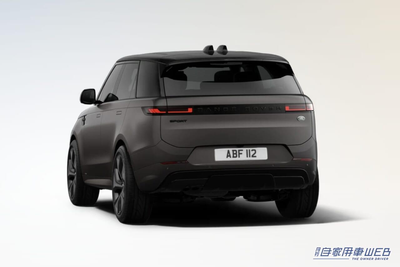 |内外装をダークトーンで統一し、ハイパフォーマンスな装備を搭載した、特別仕様車「RANGE ROVER SPORT SATIN EDITION」を発売