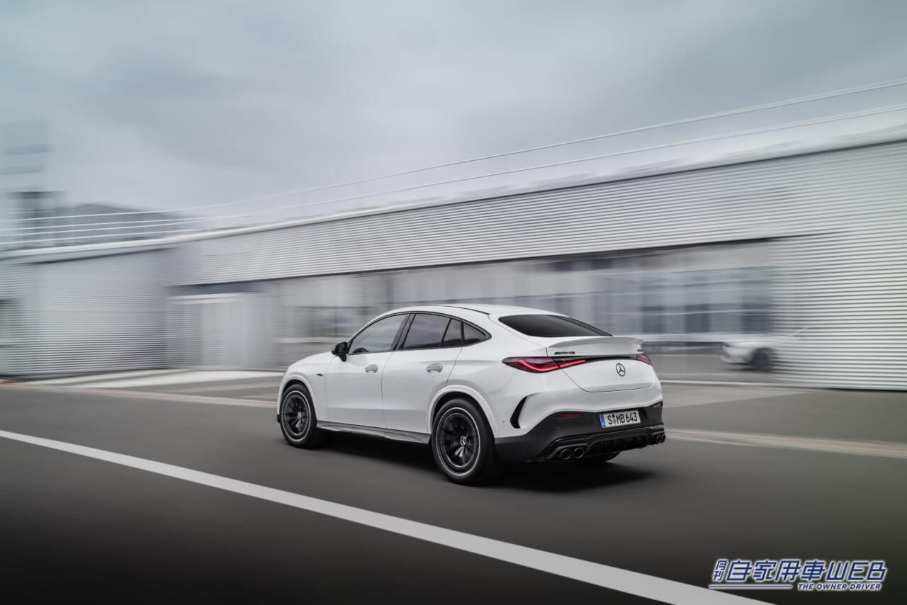 |メルセデス・ベンツ、F1由来のターボを搭載する「AMG GLC 43 4MATIC クーペ(BSG搭載)」を発売