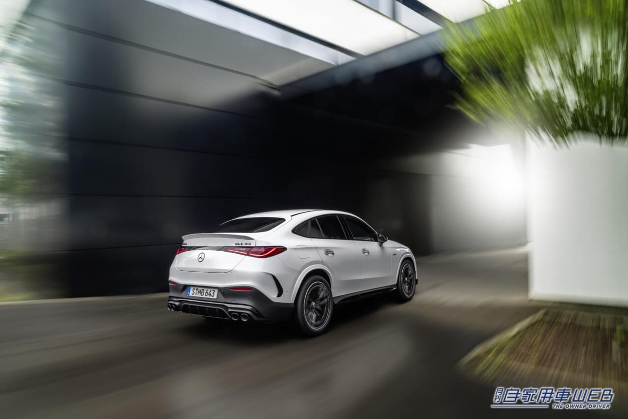 |メルセデス・ベンツ、F1由来のターボを搭載する「AMG GLC 43 4MATIC クーペ(BSG搭載)」を発売