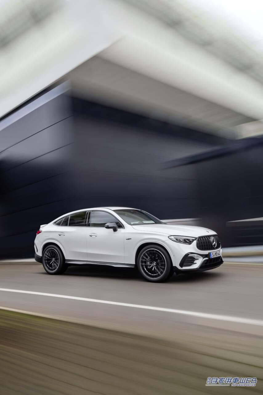 |メルセデス・ベンツ、F1由来のターボを搭載する「AMG GLC 43 4MATIC クーペ(BSG搭載)」を発売