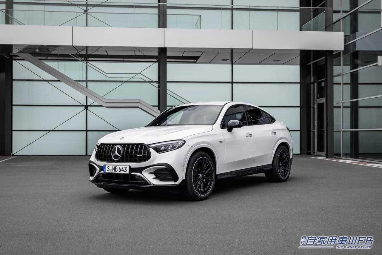 |メルセデス・ベンツ、F1由来のターボを搭載する「AMG GLC 43 4MATIC クーペ(BSG搭載)」を発売