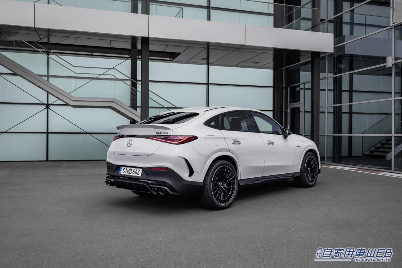 |メルセデス・ベンツ、F1由来のターボを搭載する「AMG GLC 43 4MATIC クーペ(BSG搭載)」を発売