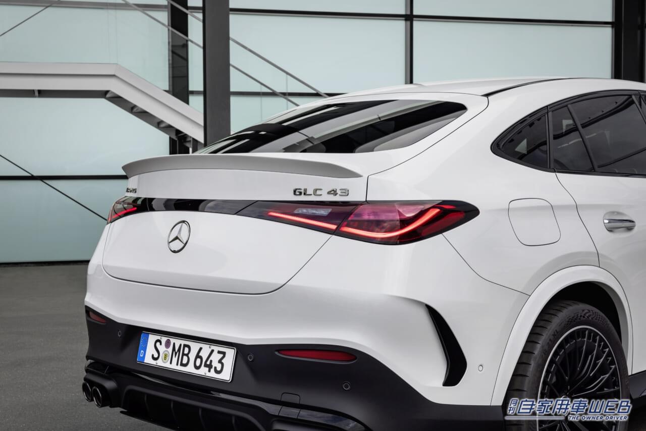 |メルセデス・ベンツ、F1由来のターボを搭載する「AMG GLC 43 4MATIC クーペ(BSG搭載)」を発売