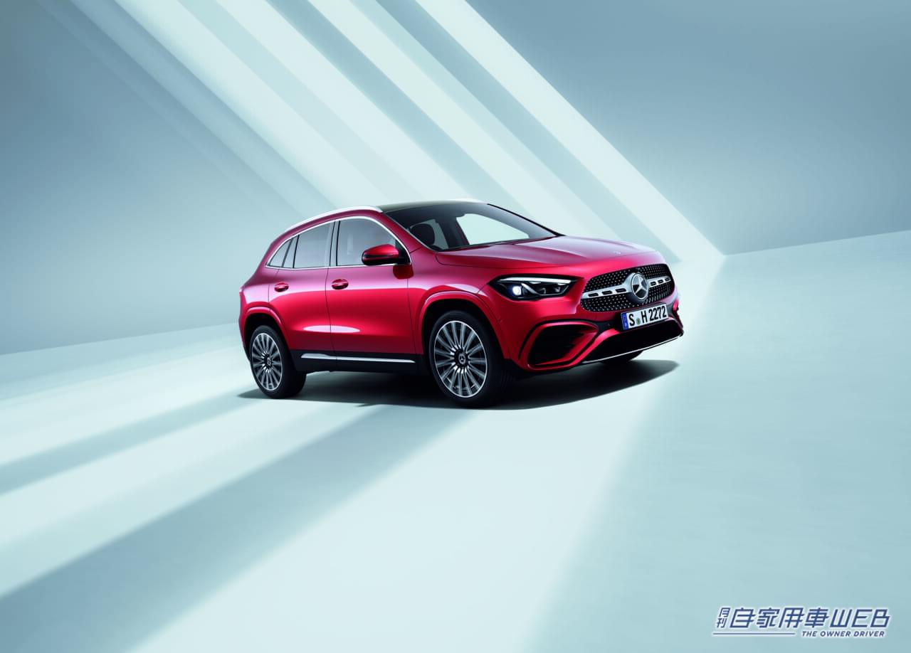 メルセデス・ベンツ、都市型SUV「GLA180」に新型エンジンを採用 48V電気システムなどの新技術を搭載
