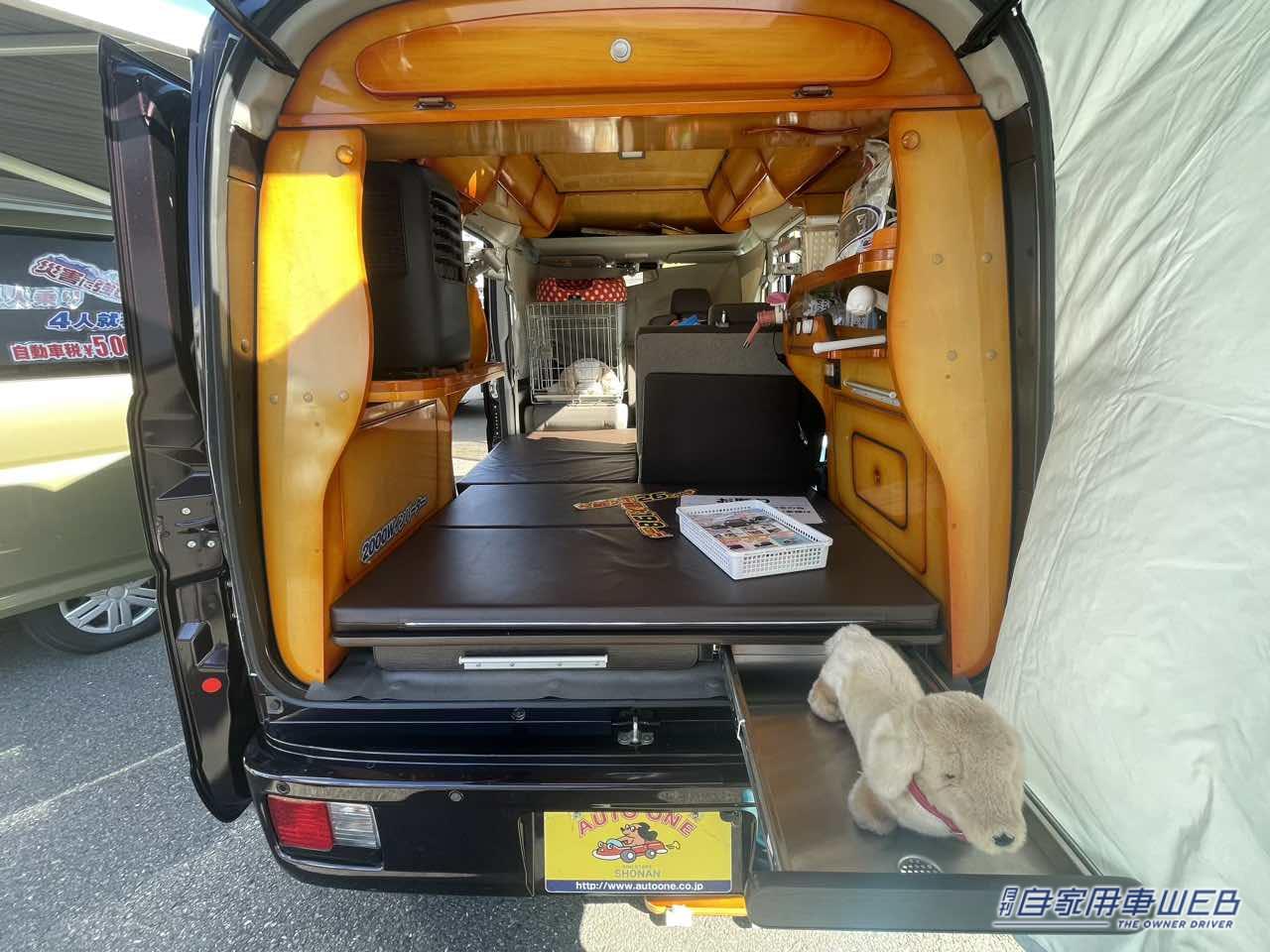 |愛犬とのキャンプに最適な軽自動車はこれだ! スズキ エブリイがベースの軽キャンパー