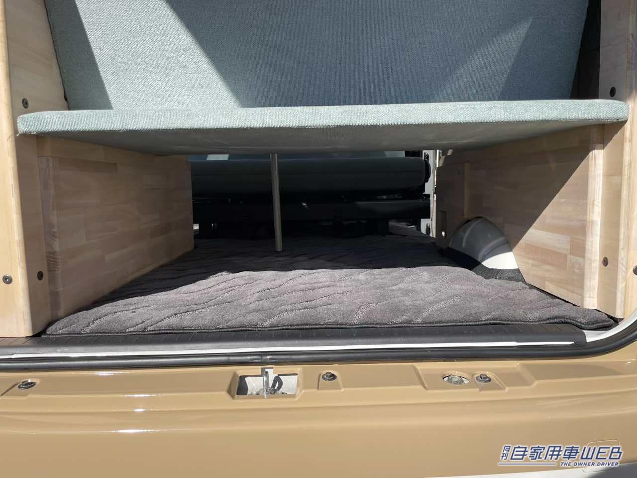 |コンパクトなのに車内は広々! マツダ ボンゴバンがベースのキャンパー