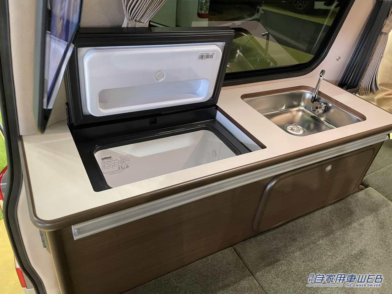 |フラットスペースを一瞬で展開できる優れもの! トヨタ タウンエースがベースのキャンパー