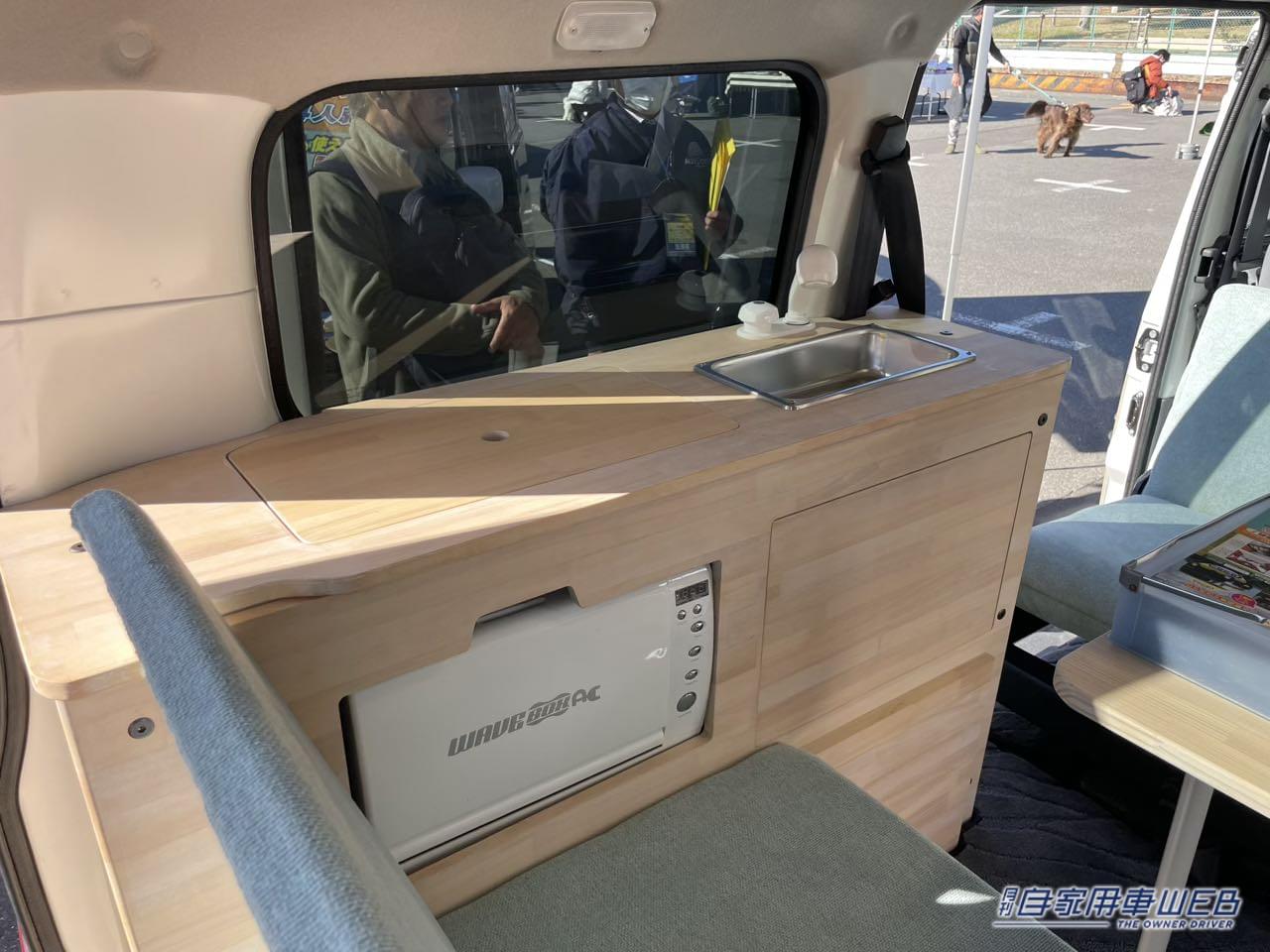 |コンパクトなのに車内は広々! マツダ ボンゴバンがベースのキャンパー