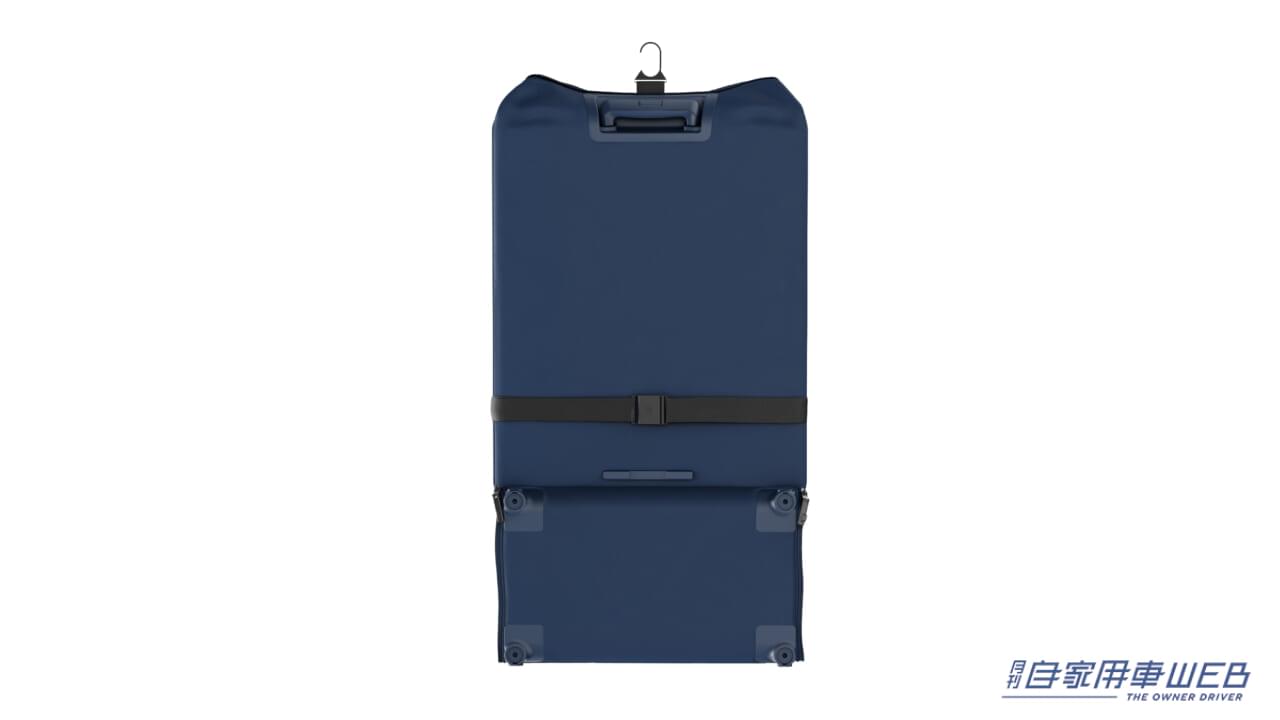 |折り畳めるスーツケースの【Rollink】から新たなモデルが登場! キャスターまで取り外し可能な「FUTO」は厚さ5センチでクローゼットに掛けられる!