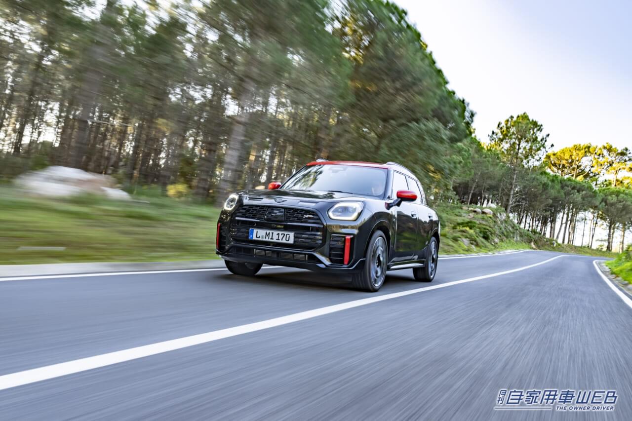 |走り特化の新型カントリーマン、MINI ジョン クーパー ワークス カントリーマン発表