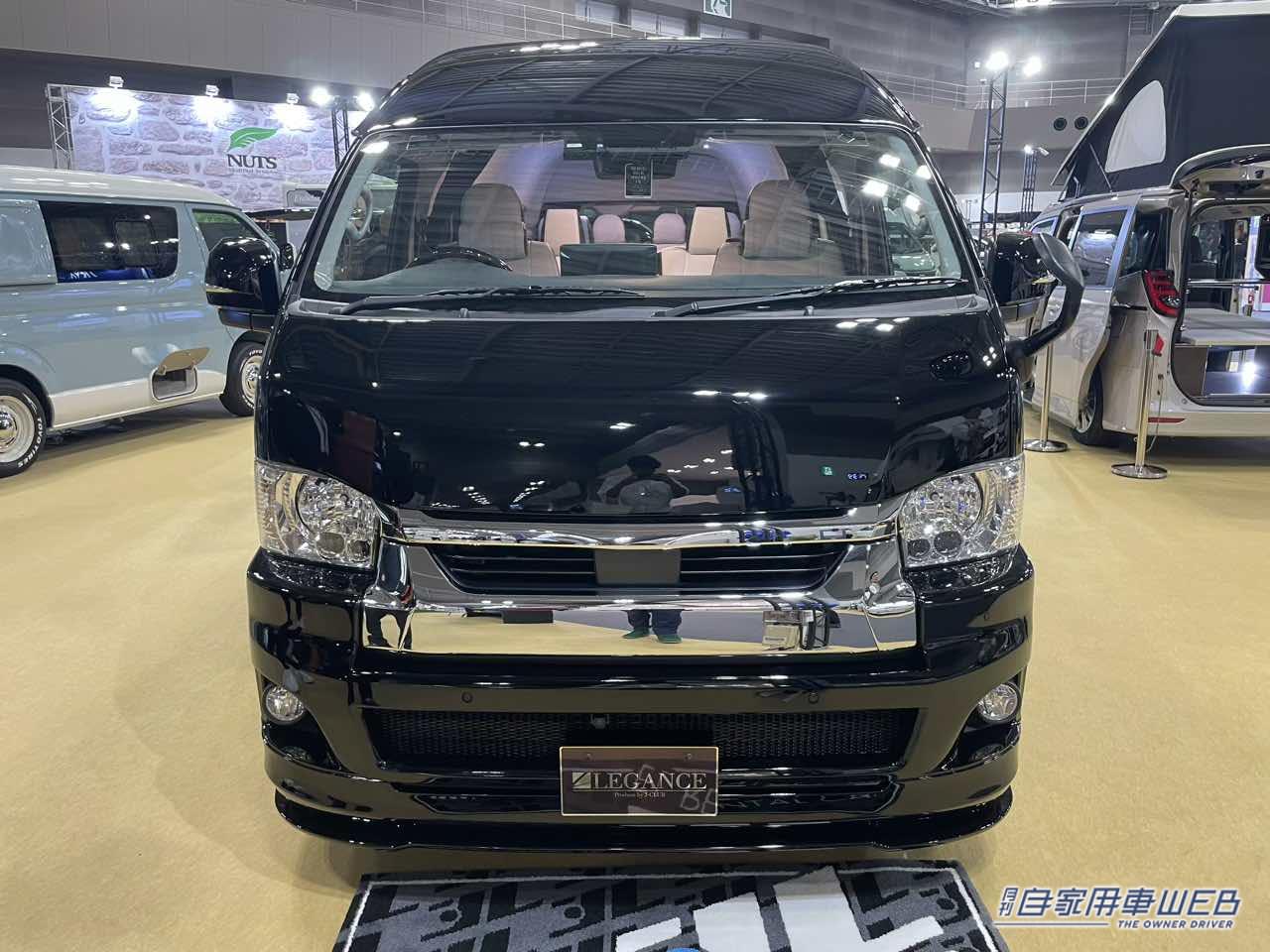 |溢れる高級感と豊富なドリンクホルダーが個性的! トヨタ ハイエースがベースのキャンパー