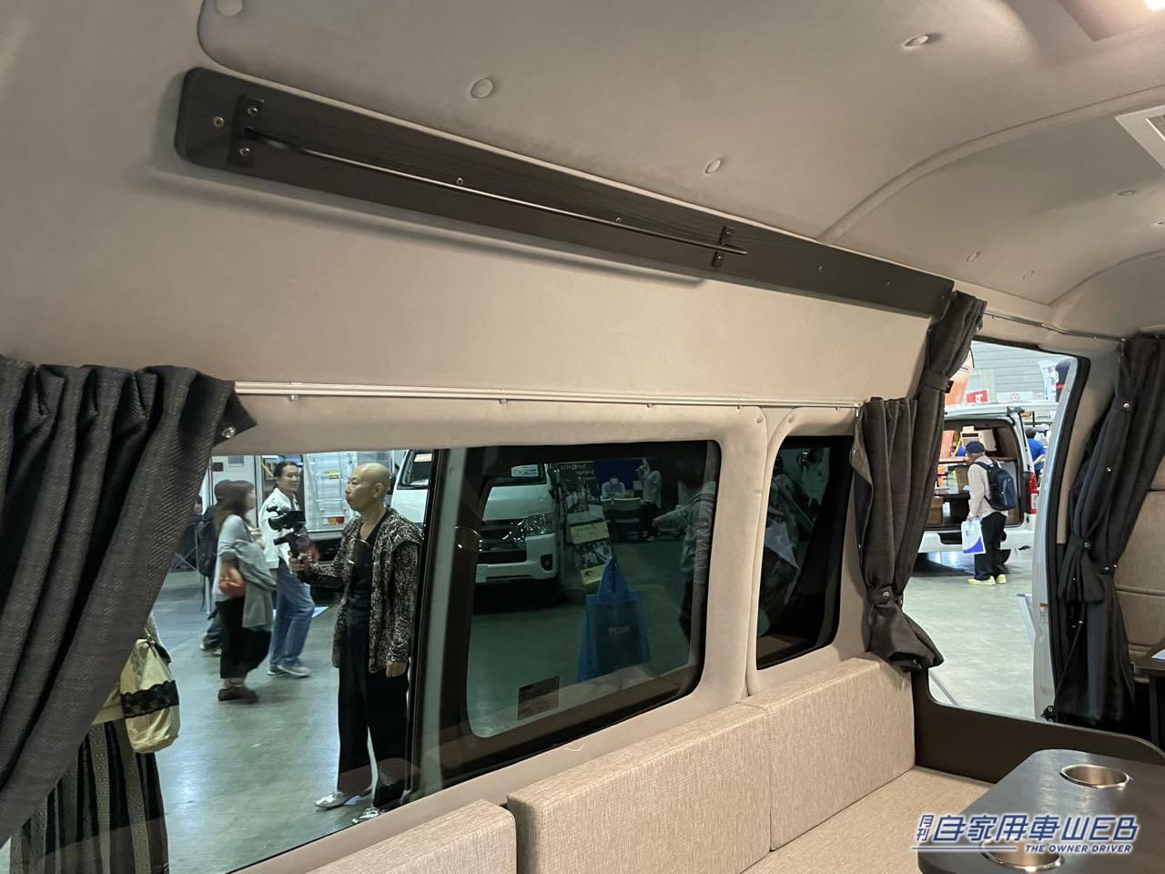 |広ーいボックスシートの快適空間! トヨタ ハイエースがベースのキャンパー