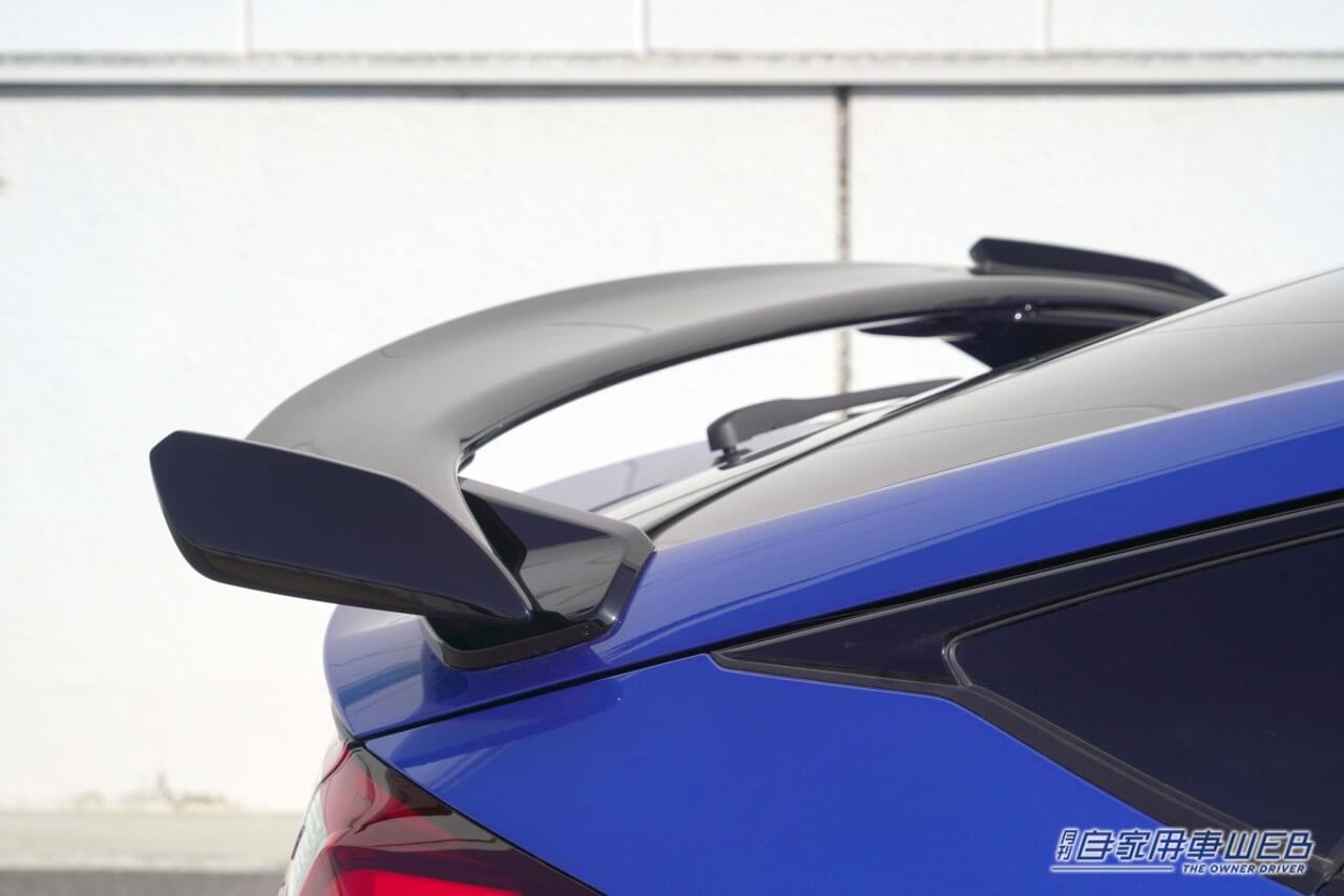 |ホンダアクセス、シビック(FL1/FL4)の試作テールゲートスポイラーを初お披露目