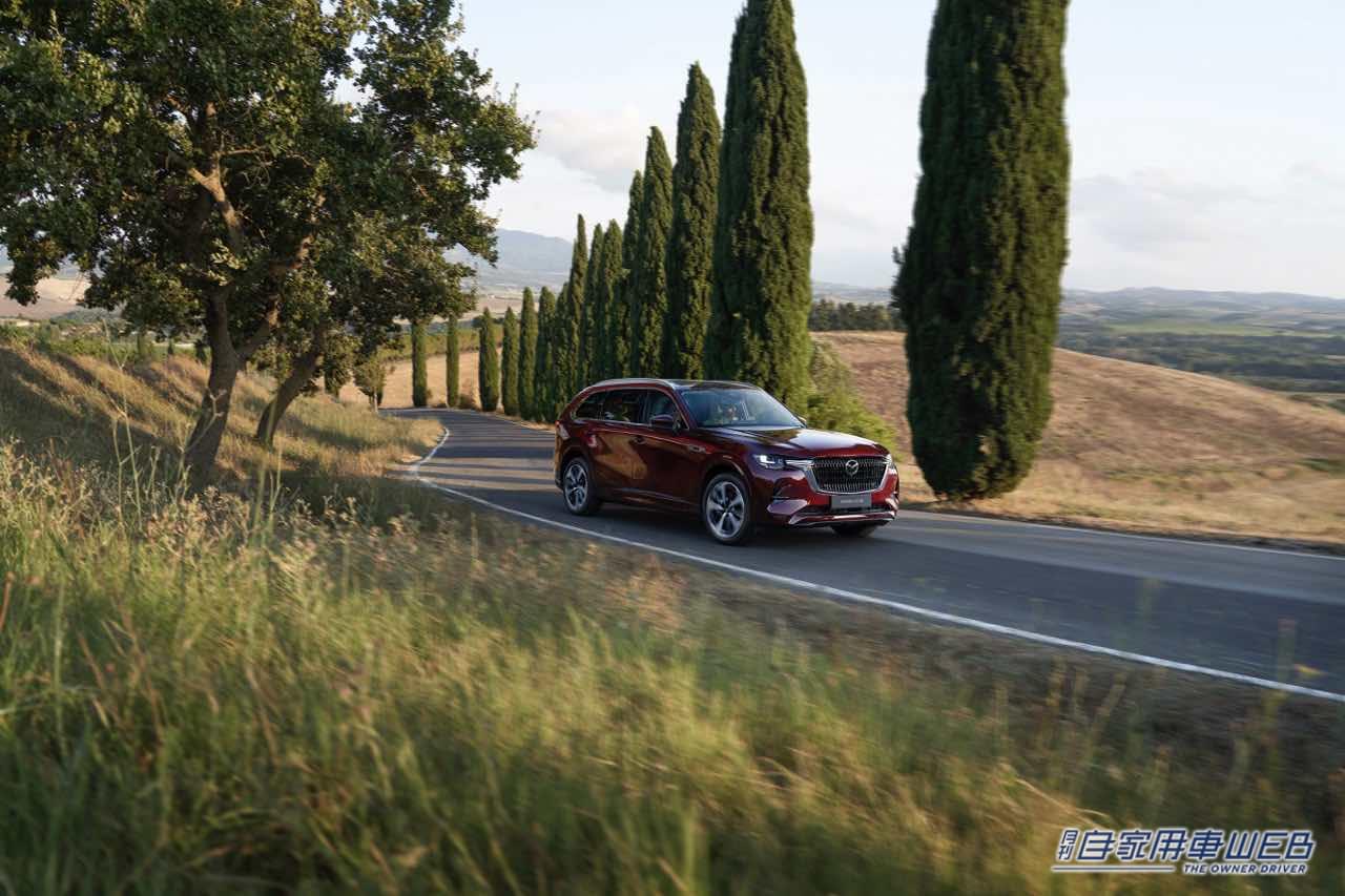 |マツダ、欧州で3列シートSUV「CX-80」を初公開