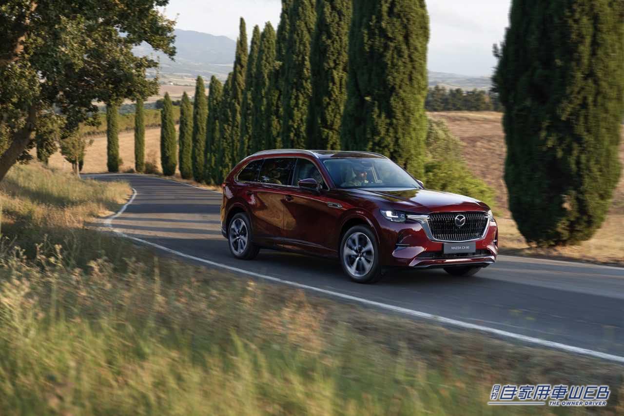 |マツダ、欧州で3列シートSUV「CX-80」を初公開