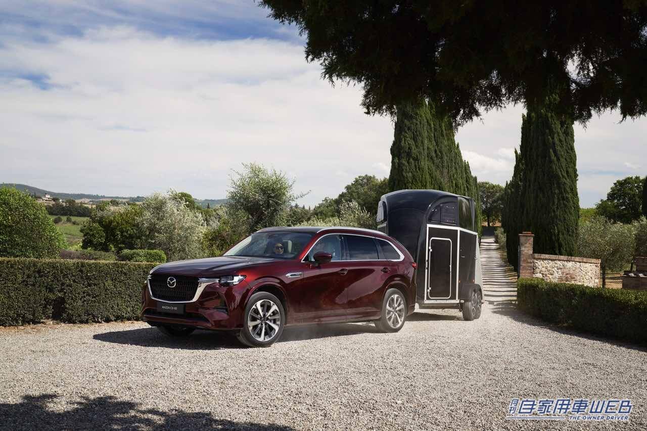 |マツダ、欧州で3列シートSUV「CX-80」を初公開