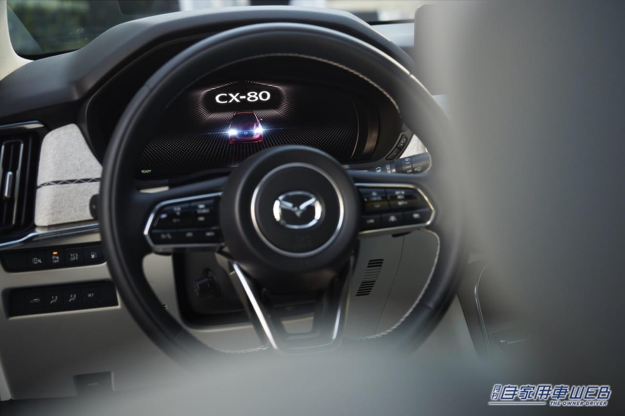 |マツダ、欧州で3列シートSUV「CX-80」を初公開