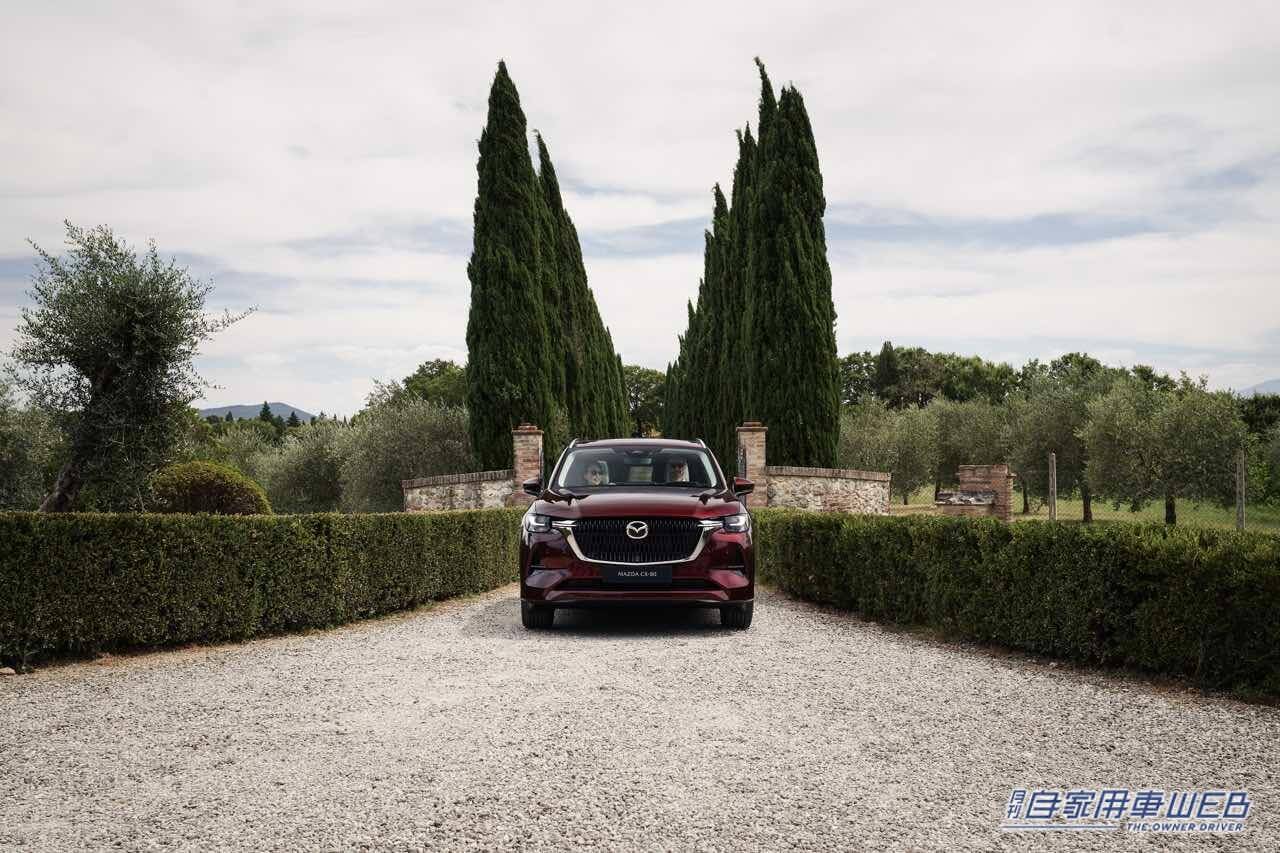 |マツダ、欧州で3列シートSUV「CX-80」を初公開