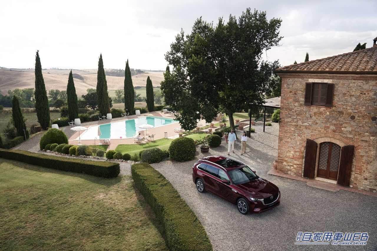 |マツダ、欧州で3列シートSUV「CX-80」を初公開