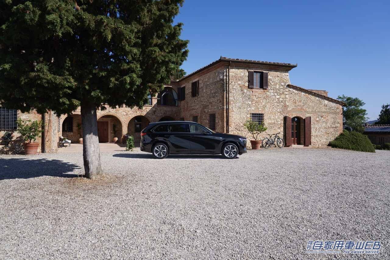 |マツダ、欧州で3列シートSUV「CX-80」を初公開