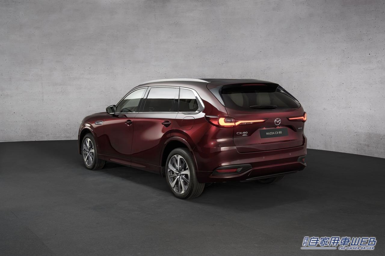 |マツダ、欧州で3列シートSUV「CX-80」を初公開