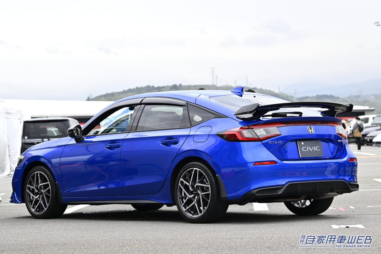 |ホンダアクセス、シビック(FL1/FL4)の試作テールゲートスポイラーを初お披露目