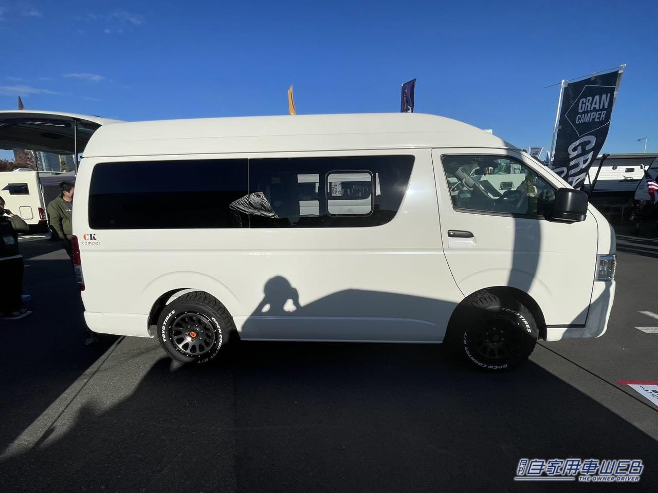 |適材適所の配置で使いやすい! トヨタ ハイエースがベースのキャンパー