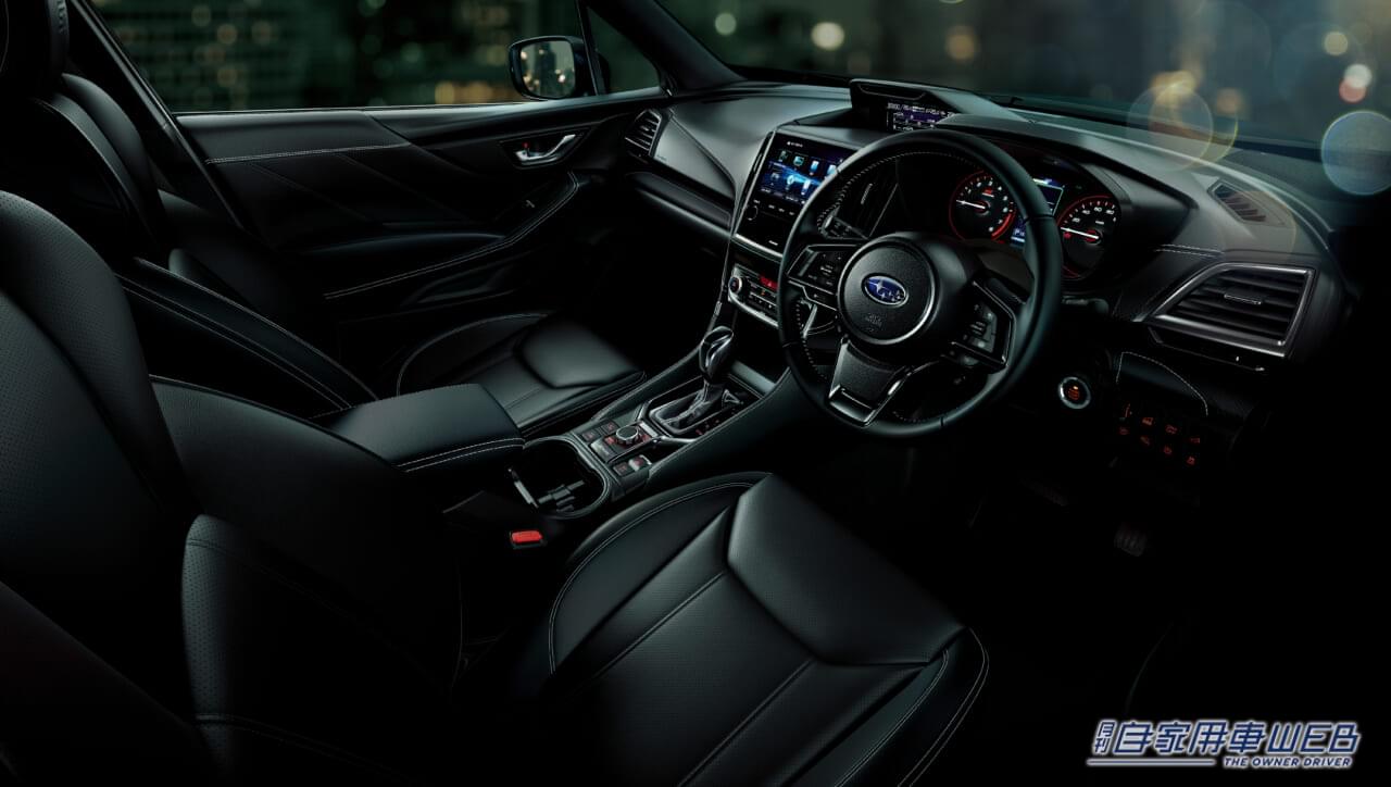 |スバル、フォレスター特別仕様車「STI Sport Black Interior Selection」を発表。特別なブラック内装でよりスポーティな雰囲気を強化