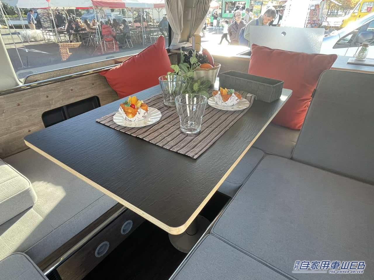 |ウォークスルーと広々シートが便利で快適! トヨタ ハイエースがベースのキャンパー