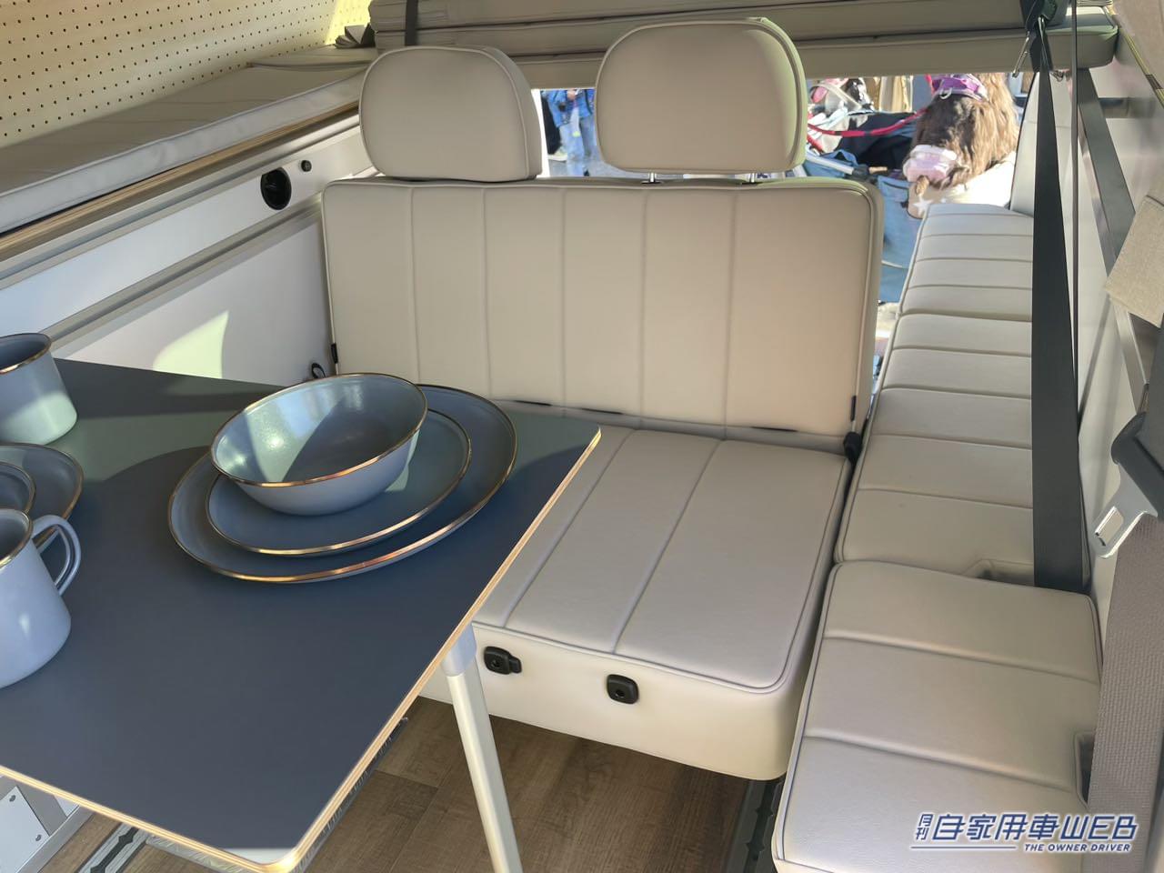 |フラットスペースは広く取りたい! でも機能面も妥協したくない! そんな人にオススメな日産キャラバンがベースのキャンパー