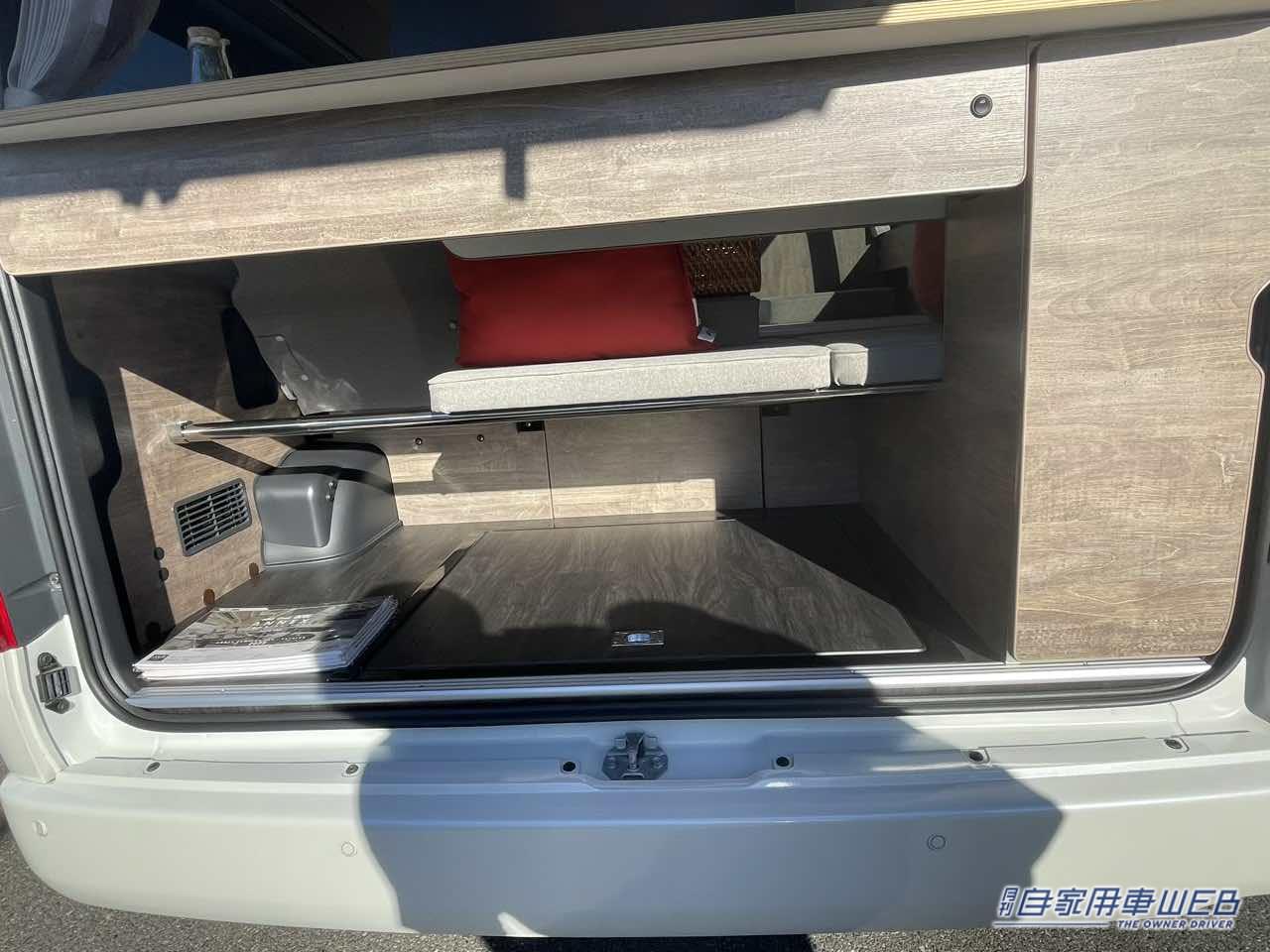 |ウォークスルーと広々シートが便利で快適! トヨタ ハイエースがベースのキャンパー