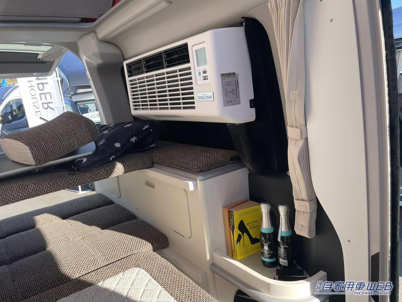 |フラットスペースを最大限に活用したトヨタ ハイエースがベースのキャンパー