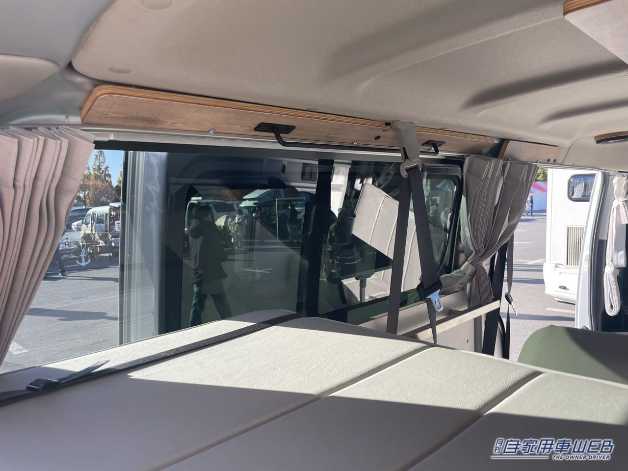 |フラットスペースは広く取りたい! でも機能面も妥協したくない! そんな人にオススメな日産キャラバンがベースのキャンパー