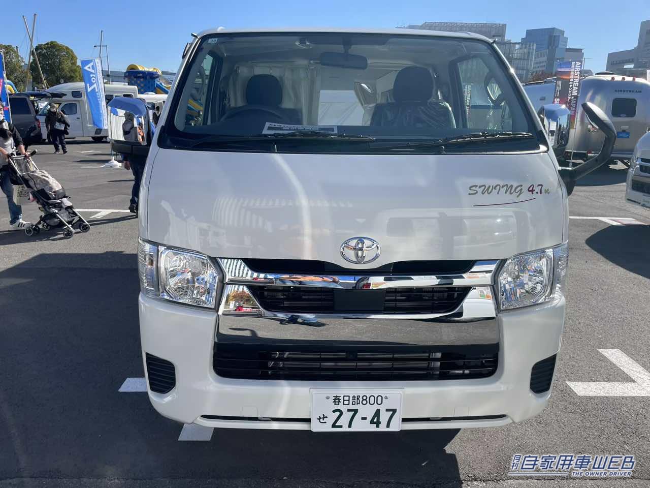 |210センチの広いフラットスペースが自慢! トヨタ ハイエースがベースのキャンパー