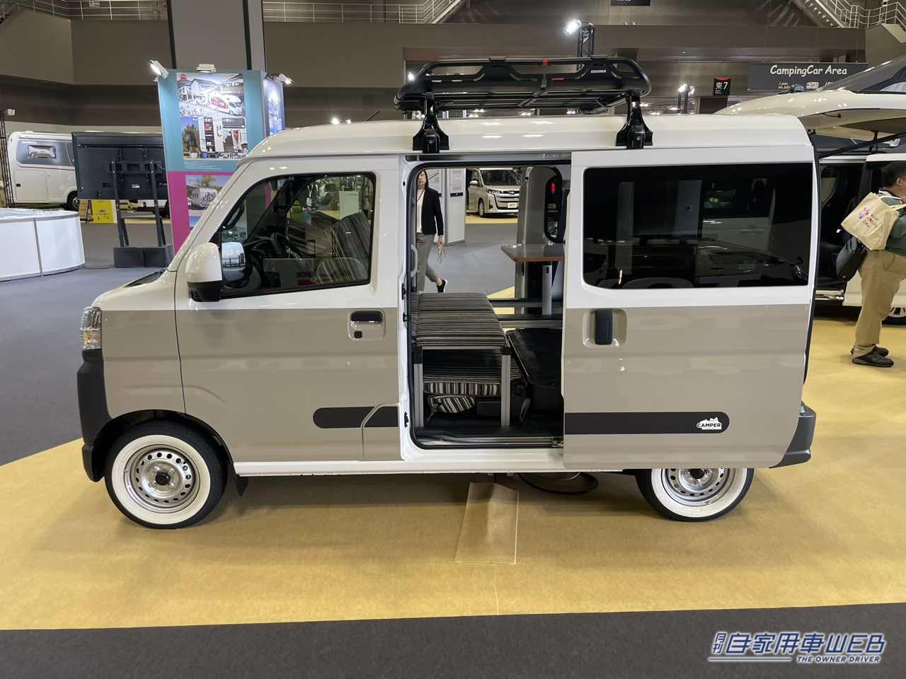|「もはや住める」「とんでもない軽…」シンプルおしゃれボディなトヨタ・ピクシスバンがベースの軽キャンパー