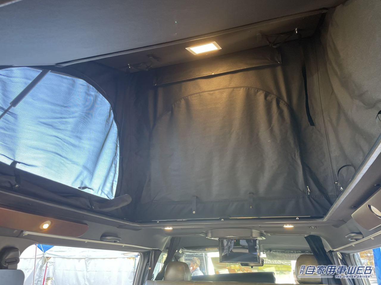 |THE大人の隠れ家的な渋い車内空間が魅力的! トヨタ ハイエースがベースのキャンパー