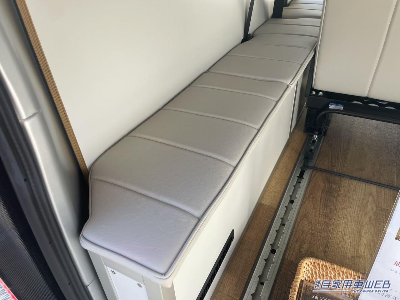 |フラットスペースは広く取りたい! でも機能面も妥協したくない! そんな人にオススメな日産キャラバンがベースのキャンパー