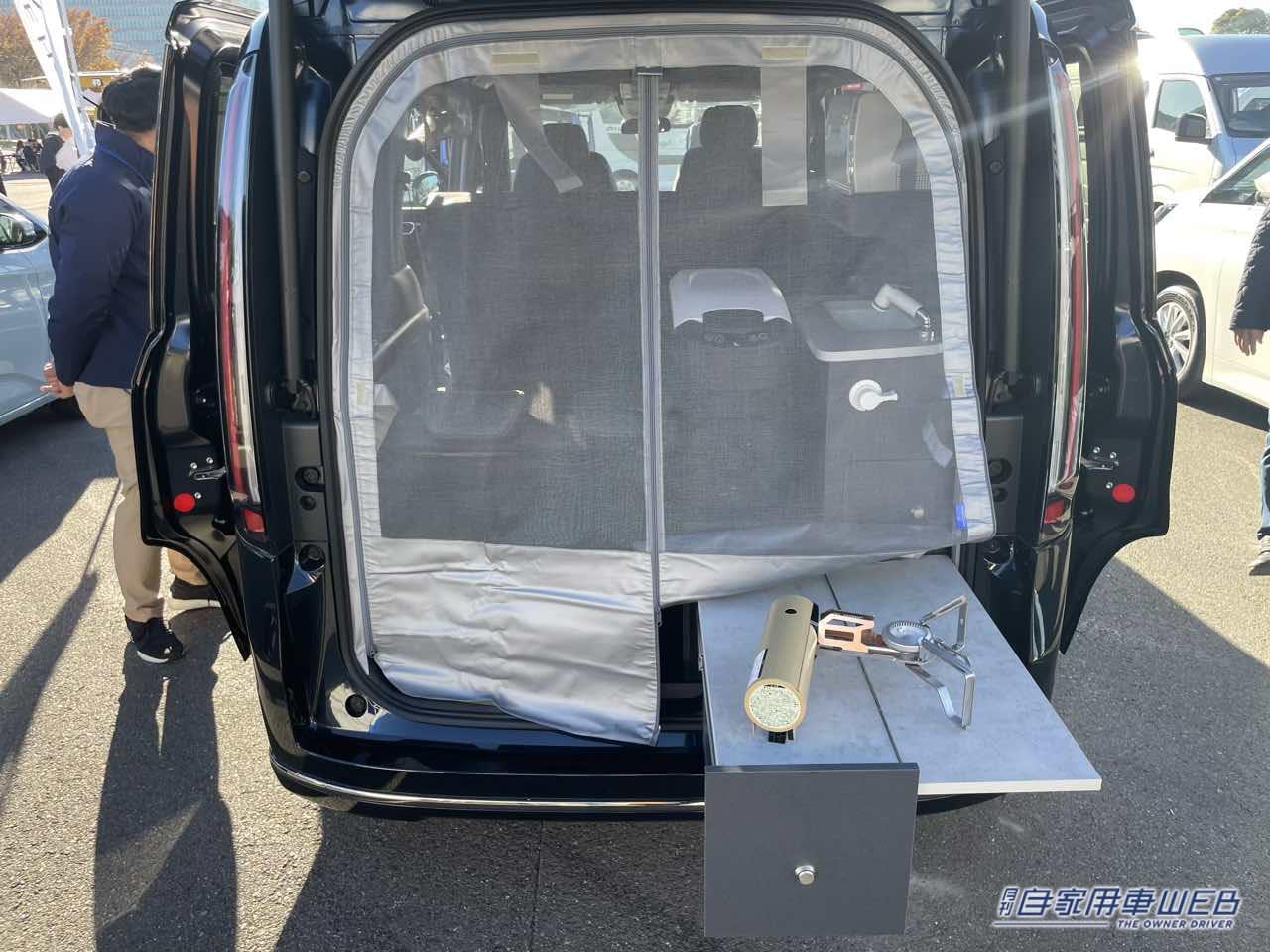 |キャンピングカーはミニバンで充分! ホンダ ステップワゴンがベースのキャンパー