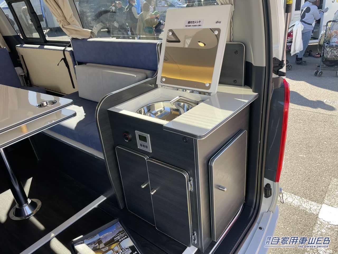 |広い居住スペースが超快適! オートキャンプでも使いやすいトヨタ ハイエースがベースのキャンパー