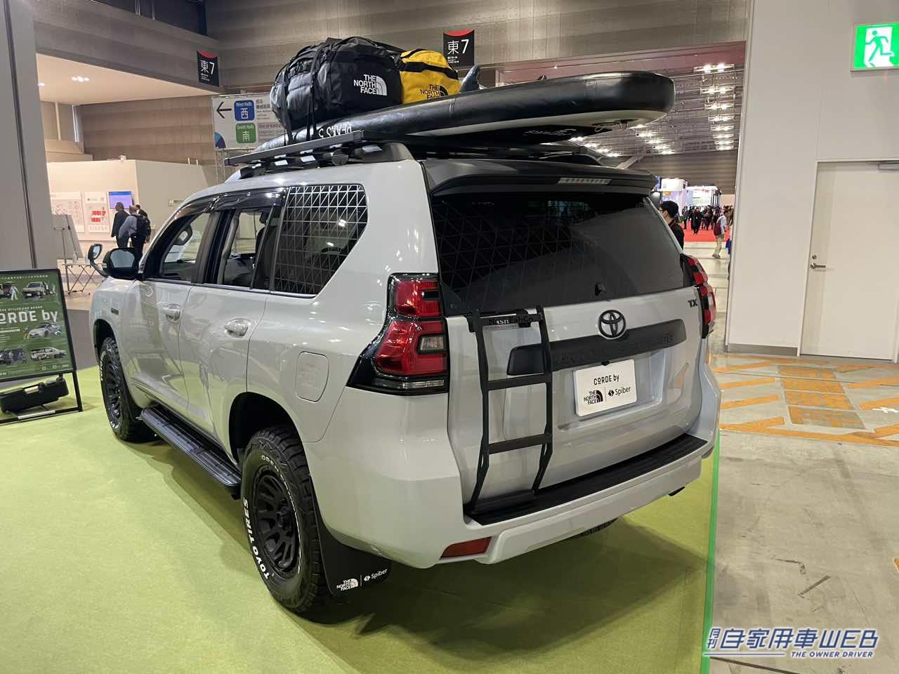 |THE NORTH FACEを体現した一台! トリプルネームで開発されたトヨタ ランドクルーザープラドがベースのキャンパー