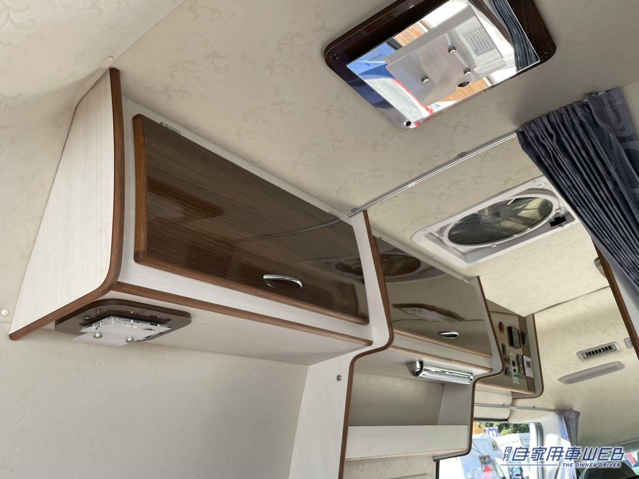 |常設ベッドと豊富な収納で快適車中泊が楽しめる! トヨタ ハイエースがベースのキャンパー