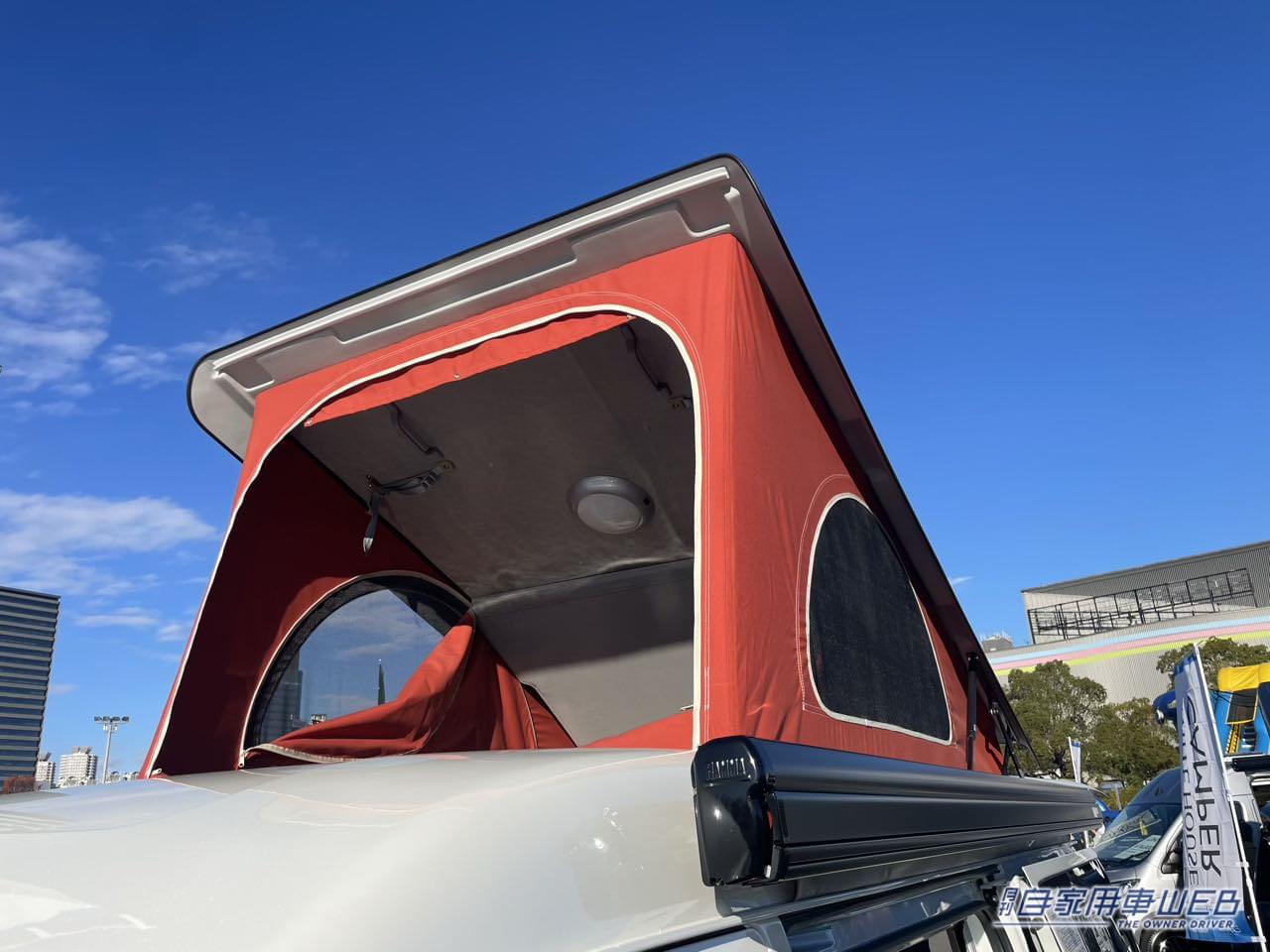 |フラットスペースを最大限に活用したトヨタ ハイエースがベースのキャンパー