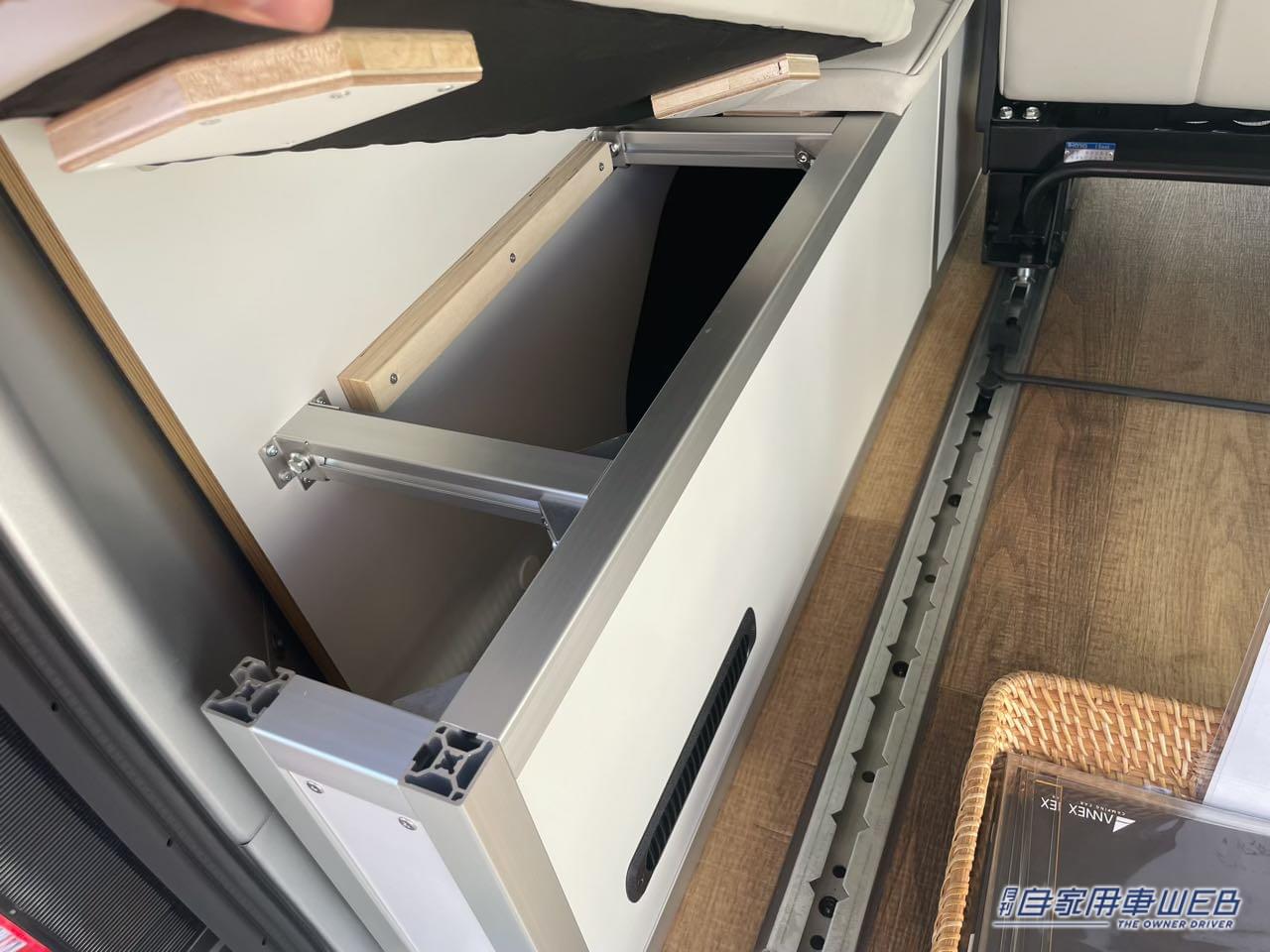 |フラットスペースは広く取りたい! でも機能面も妥協したくない! そんな人にオススメな日産キャラバンがベースのキャンパー