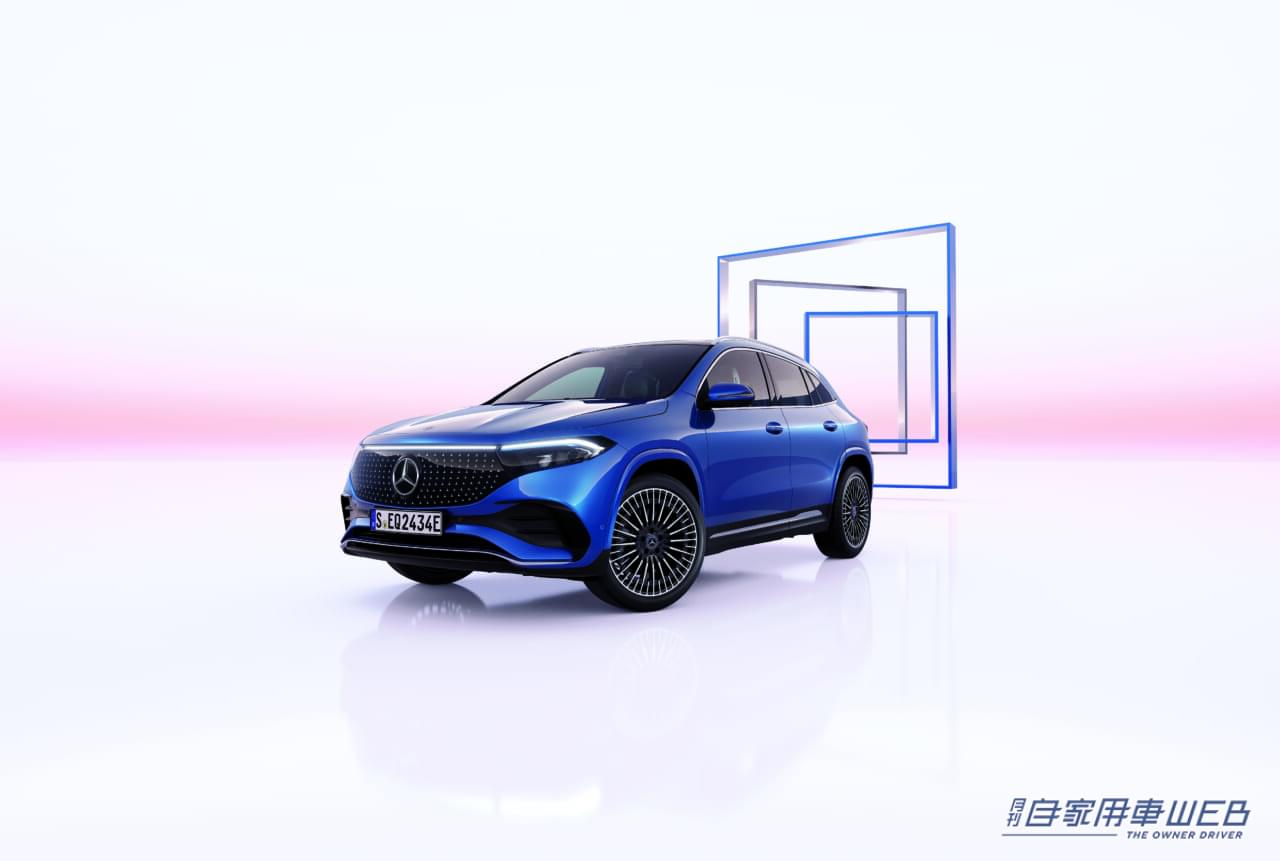 メルセデス・ベンツ、新型「EQA」を発売 航続距離を591kmに伸長