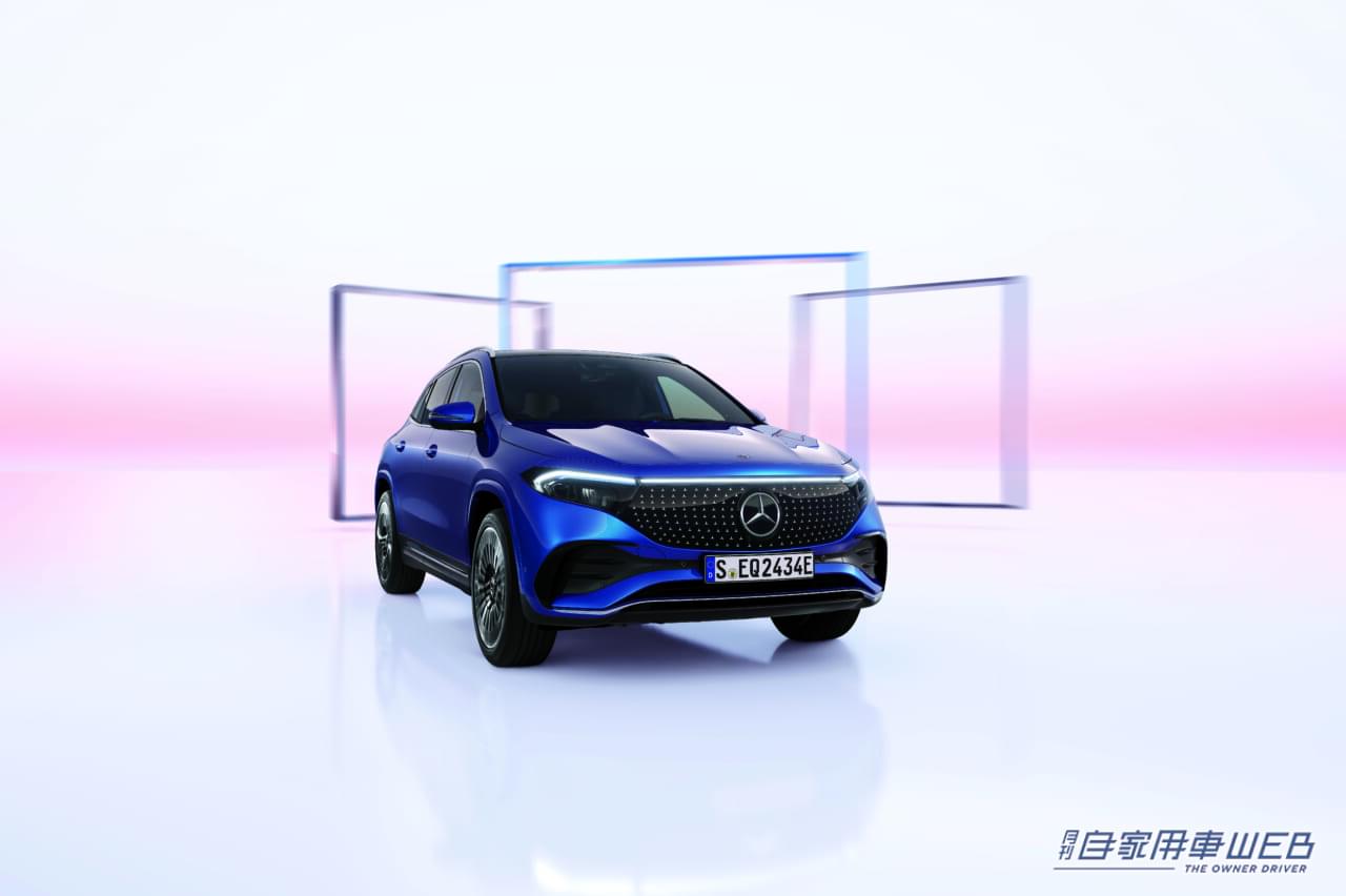 |メルセデス・ベンツ、新型「EQA」を発売 航続距離を591kmに伸長