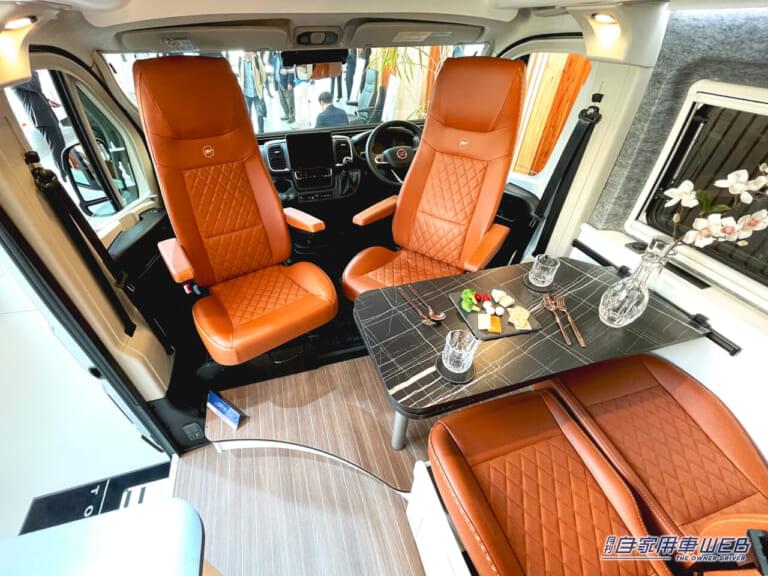 トイファクトリーのダヴィンチ ルッソのインテリア|日本初上陸の高級モーターホームも! トイファクトリーが輸入キャンピングカー専門店「ユーロトイ相模原」をオープン
