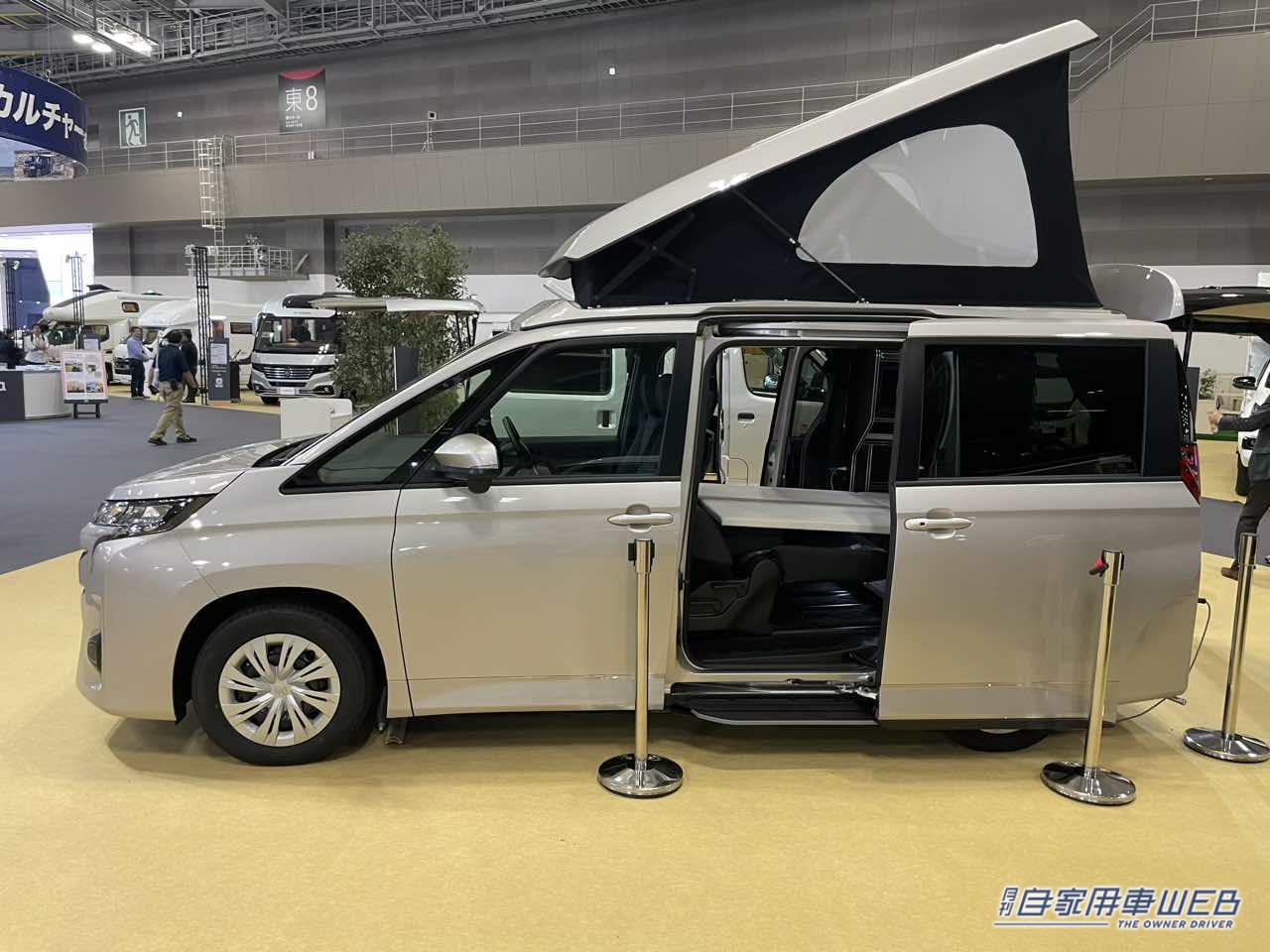 |最高のミニバンキャンパーはこれだ! 4人が寝られるトヨタ ノアがベースのキャンパー