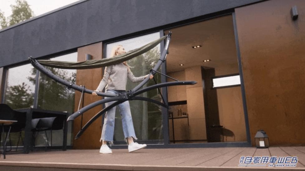 |ハンモックの最高傑作が上陸! 3秒設置で軽くて丈夫なポータブルハンモック「anymaka(エニーマカ)」【車に積みたいアウトドアアイテム】