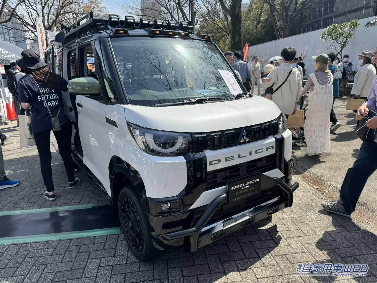 |新型トライトンもこんな体勢に! 大注目だった三菱ブース【アウトドアデイジャパン東京】