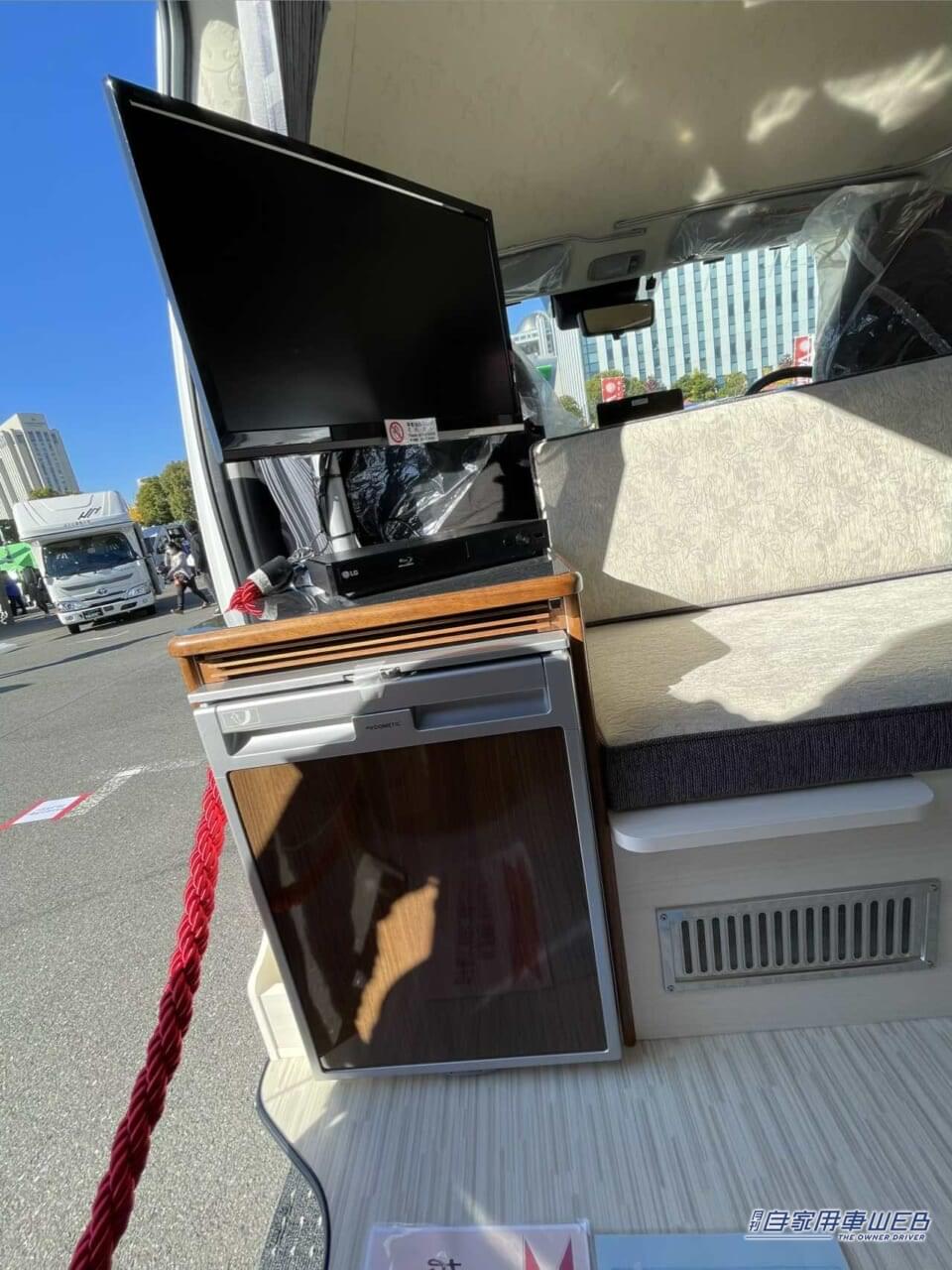 |常設ベッドと豊富な収納で快適車中泊が楽しめる! トヨタ ハイエースがベースのキャンパー